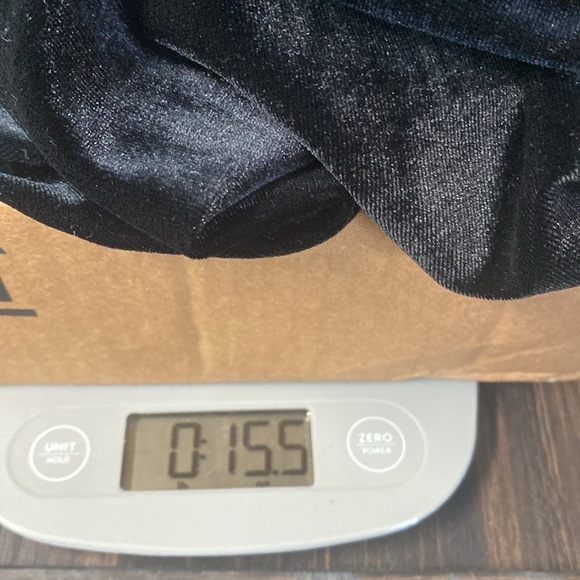 Intempo velvet midi dress L cocktail party date night LBD mob wife bodycon goth - Picture 8 of 8